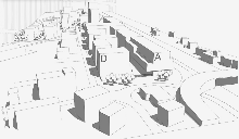 Hertipark Brunnen - Kubatur der geplanten Verwaltungsstadt