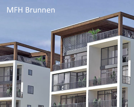 Penthouse Wohnung Nova Hertipark MFH Brunnen Verkauf Vermietung