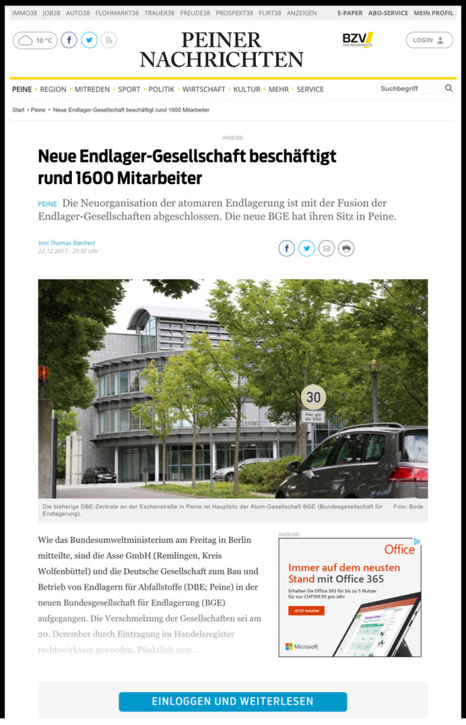 BGE_DBE_Peine_Peinlich_ohne_Planungen_ohne_Standorte_seit_37_Jahren_erfolgloses_Team