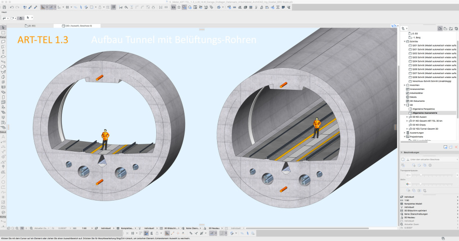 11_ART-TEL_1.3_Tunnel_Vorlaeufiges_Endlager_Abkling_Garage - Asse, Konrad, Gorleben, Morsleben, TTEL, GTKW, ART-TEL