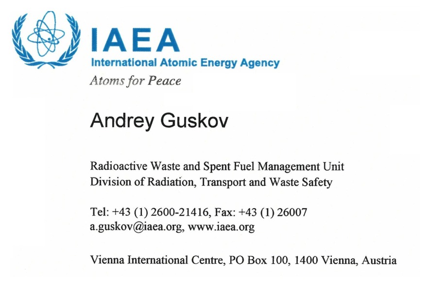 V_Card_Andrey_Guskov_IAEA_Radioactive_Waste_Management_like_DBHD_and_ART-TEL
