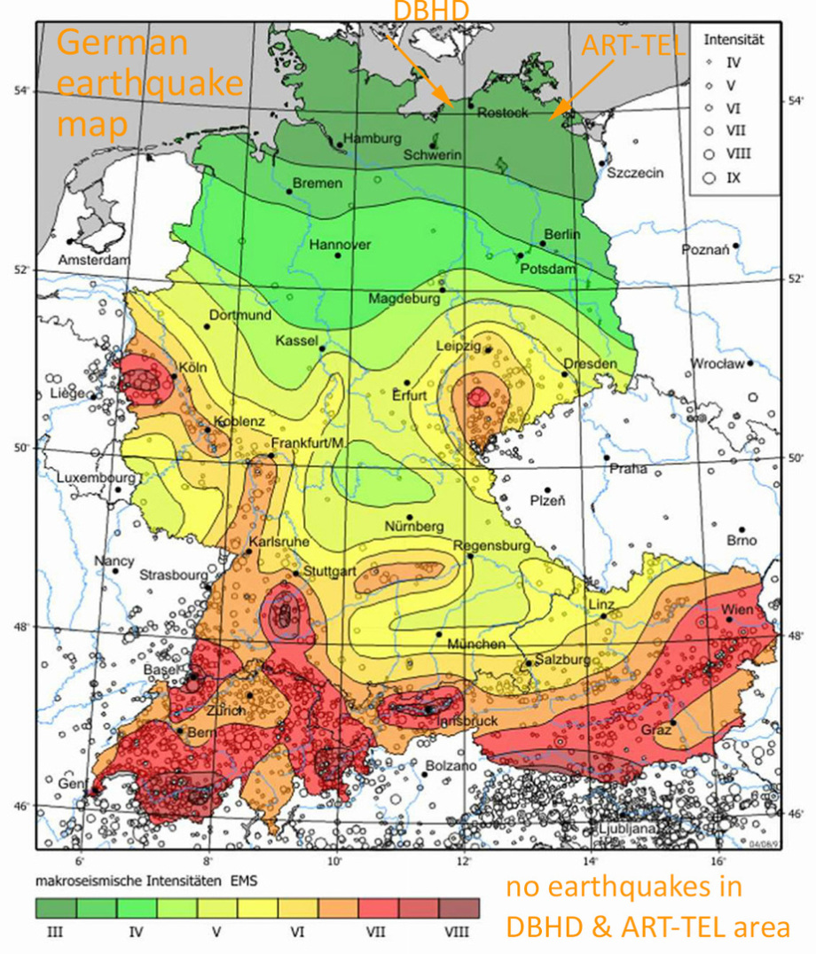Keine echten seismischen Ereignisse im Baugebiet der Endlager DBHD und ART-TEL in Deutschland - eine Information auch für die BGE GmbH Peine