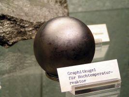 Graphit Uran PU Thorium Anteilen - Kugeldurchmesser 6 cm