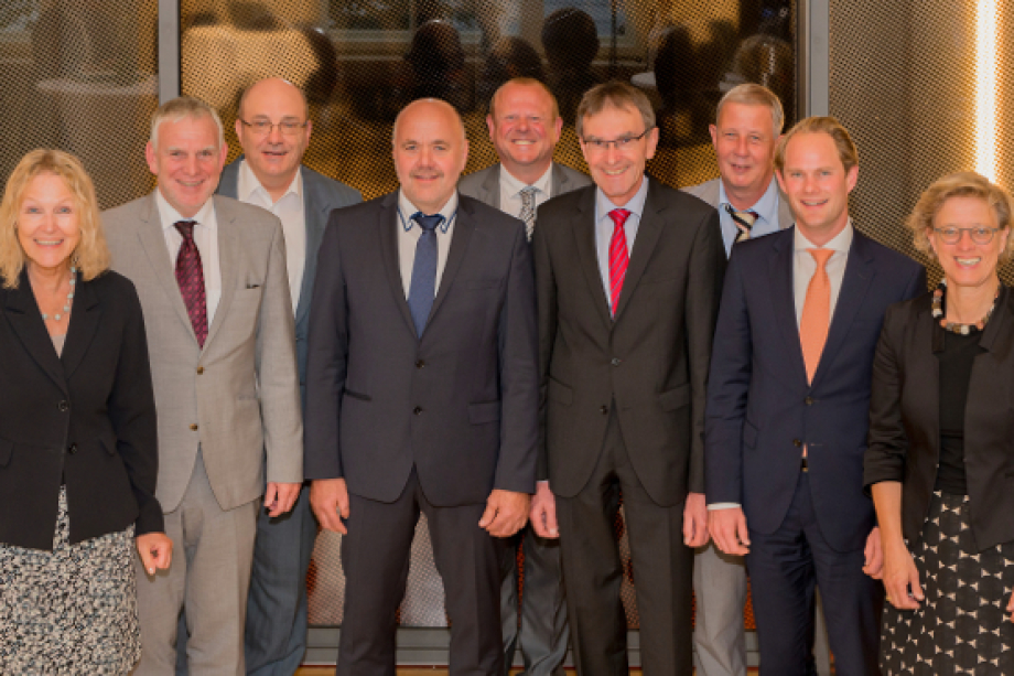 Der Aufsichtsrat der BGE: Sylvia Kotting-Uhl, Jochen Flasbarth, Gregor van Beesel, Jürgen Lühr, Horst Seida, Dr. Wolfgang Cloosters, Franz-Gerhard Hörnschemeyer, Steffen Kanitz, Monika Thomas (nicht im Bild: Hubertus Heil, Corinna Westermann, Hubertus Zde