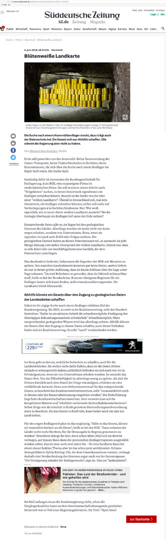 BGE GmbH erhält keine Bohrdaten der Wirtschaft - Endlager Atommüll bei südl_Kröpelin_Glasin_Retschow_Heiligenhagen_Züsow_Madsow_  Neuburg_Steinhausen_Jürgenshagen_Jabelitz_Bernitt_Babst