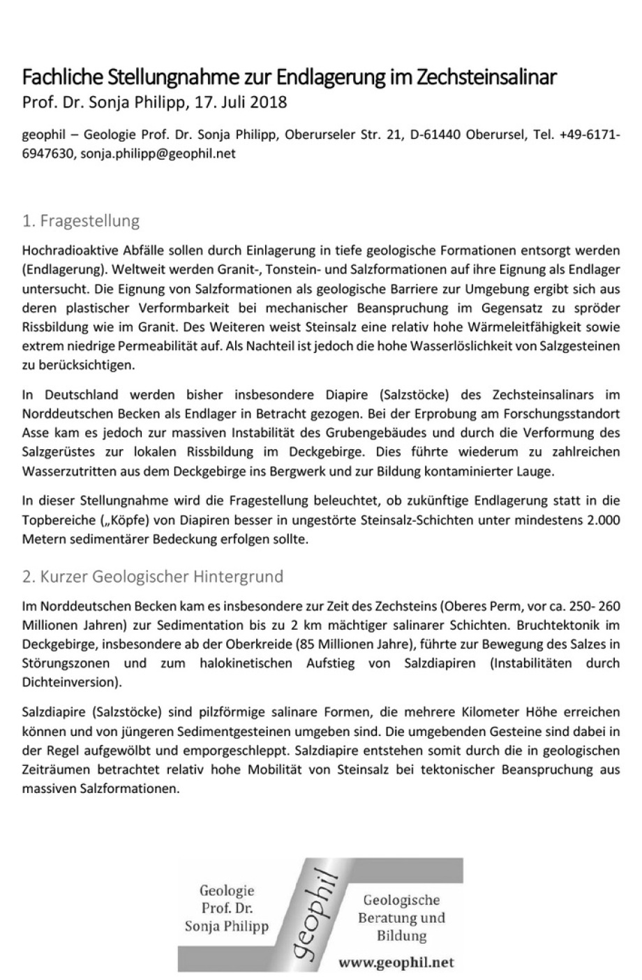 01_Stellungsnahme-Zechstein_Endlagerung_Steinsalz_Diapier_vs_Schicht_Verfasser_Prof_Dr_Sonja_Philipp_DBHD_ART-TEL_ING_Volker_Goebe
