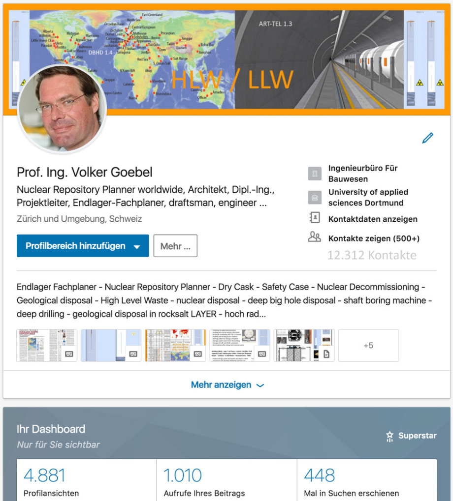 LinkedIN Volker-Goebel-Ingenieur-Architekt-Endlager-Fachplaner-Nuclear-repository-planner