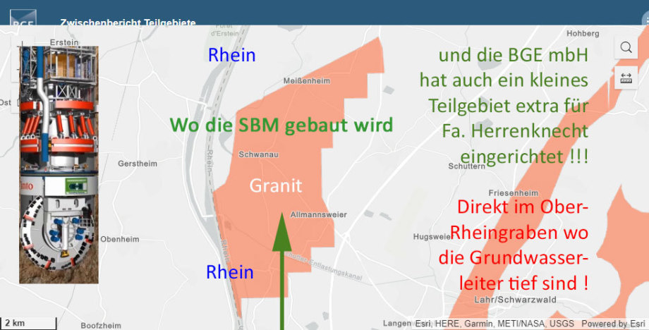 >>> Die tiefsten Grundwasser-Leiter hat es im Ober-Rhein-Graben - genau dort ! markiert die BGE mbH ein Teilgebiet für Endlager in Granit - Extrem Dämlich ! - #BGE #Rhein #Herrenknecht #SBM - https://lnkd.in/dktqWHd - #AUFWACHEN