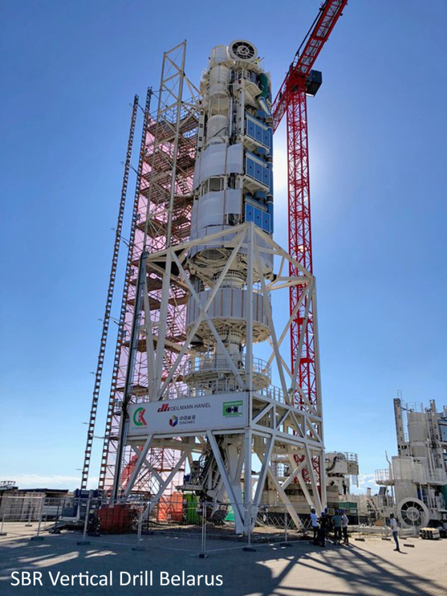 SBR Bohr-Durchmesser D = 12 Meter