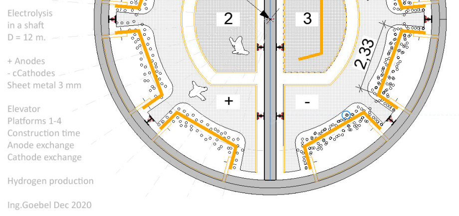 >>> Details_Floorplan_113_sqm_Construction_Elektrolysis-Shaft-Location_Ing_Goebel - Ring-Room - Wall - Anode - Cathode - Intermediate Levels for Construction - #Shaft #Electrolysis