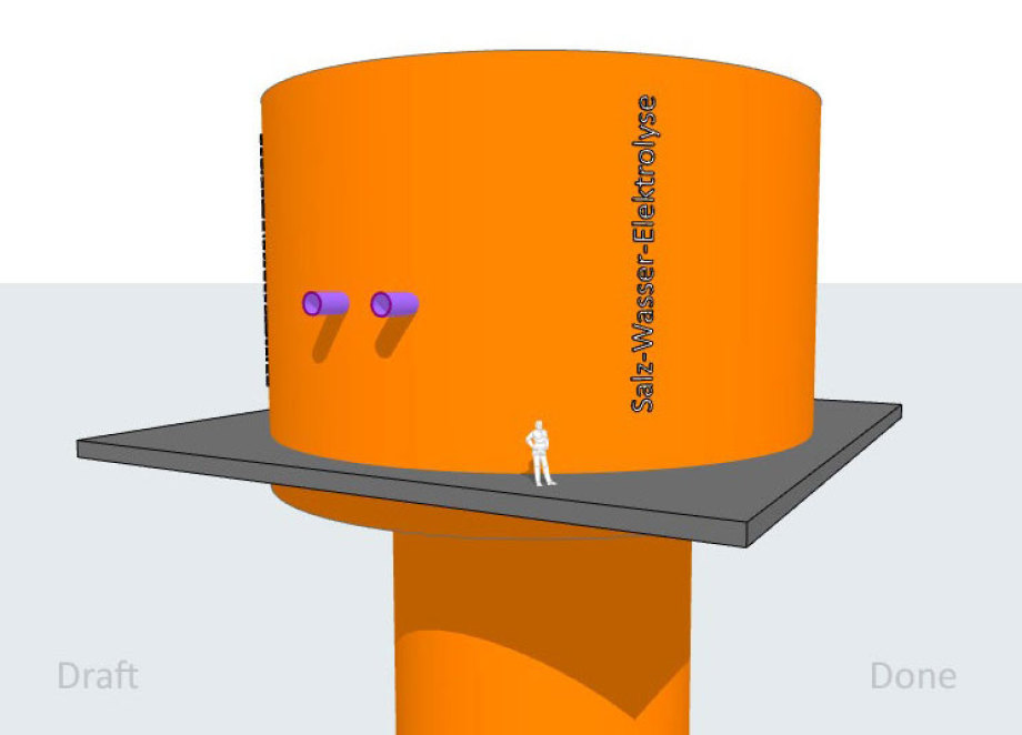 Draft plan for Electrolysis Shaft is done - go to www.ing-goebel.shop now and buy a license