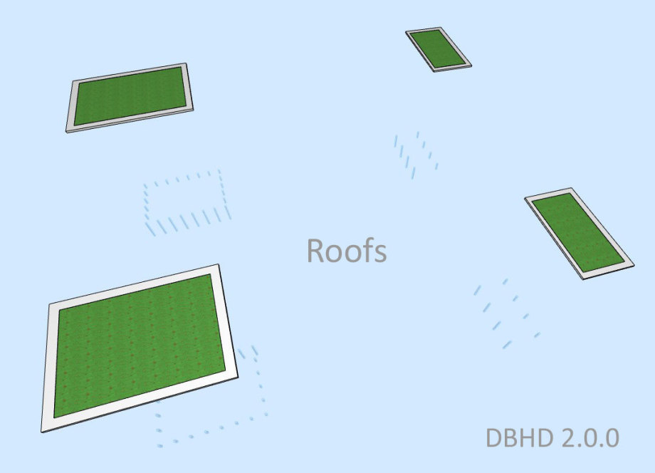 >>> Roofs within DBHD 2.0.0 Building Site - to keep the salt storage dry - to keep the elements of concrete in the shadow - that is huge "Eco-Roofs" - build in steel or in wood - with living nature using rain-water on top - - - #DBHD #Eco #Roofs