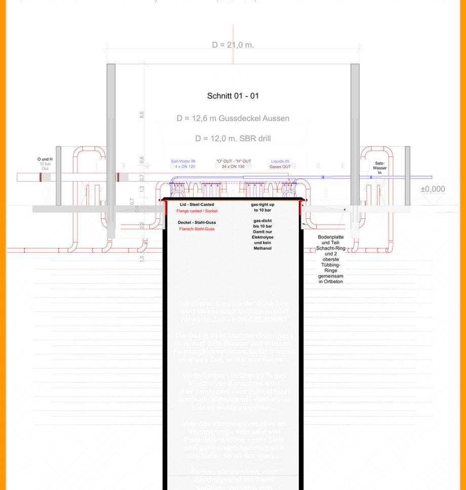 2-4 Elektrolyse-Schacht Planungs-Zeichnung Ing. Goebel und Team