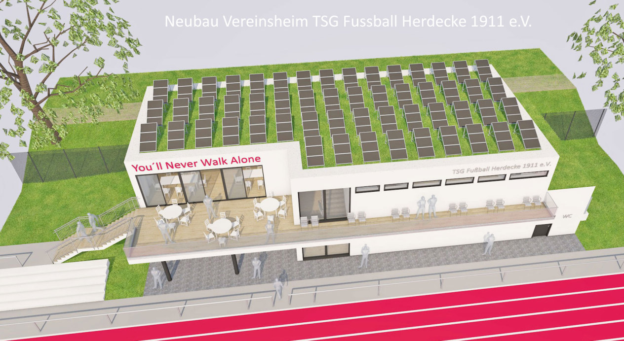 Neubau Vereinsheim TSG Herdecke - Fussball