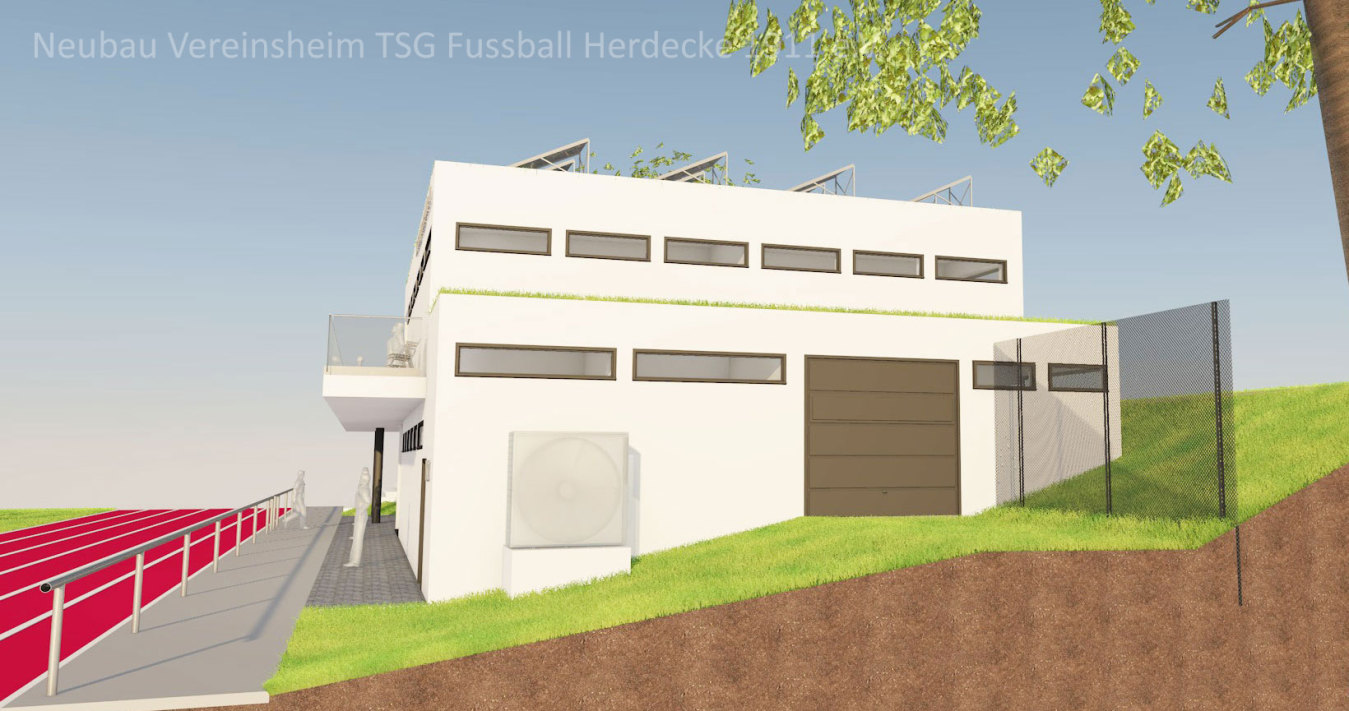 Neubau Fussball Vereinsheim