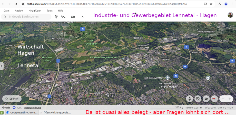 Industrie- und Gewerbegebiet Lennetal Hagen