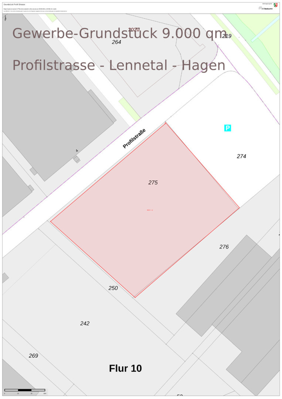 Gewerbegrundstück frei Flurstück 275