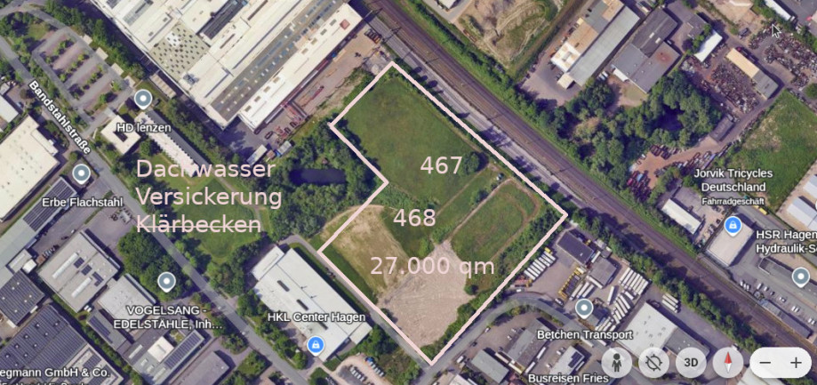 Baugrundstück Hagen Gewerbegebiet Lennetal