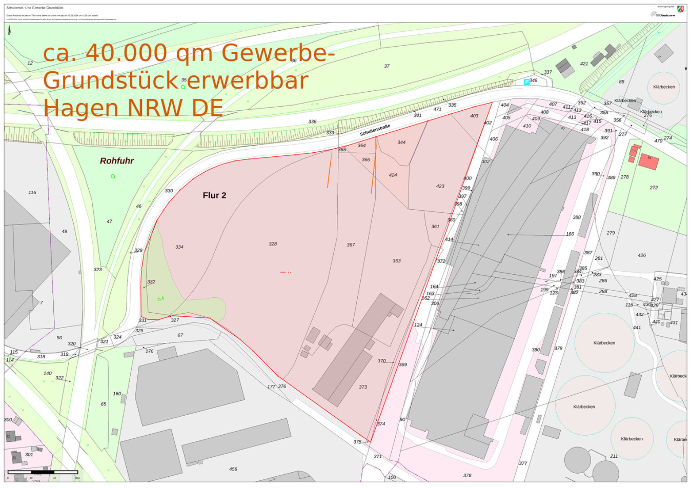 >>> 40.000 qm Gewerbegrundstück in Hagen