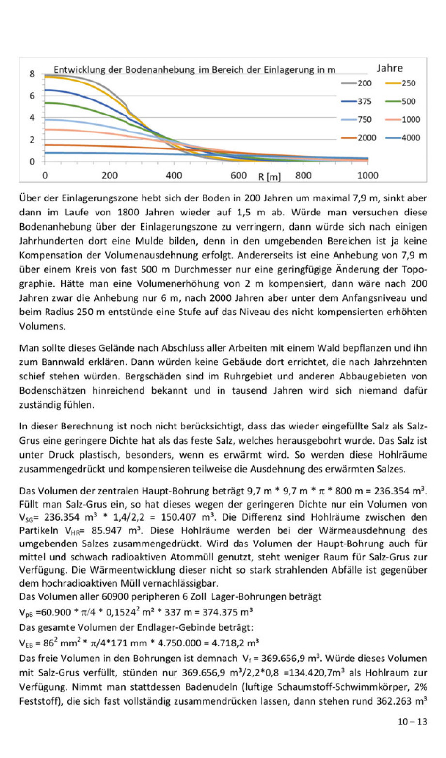 Finale Thermodynamik HLW Endlager DBHD 2.0.1 Tief-Steinsalz "Bei Beverstedt" - Berechnung Physiker Dr. Herres DE