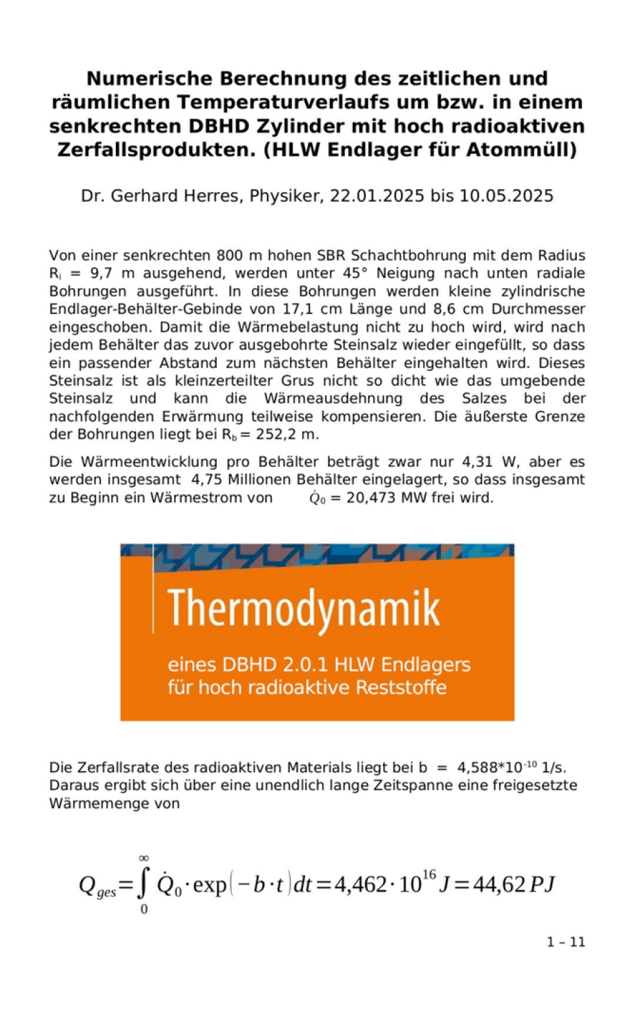>>> Ing. Goebel - der Endlager-Planer 14 J. - Klagt gegen Peter Hart BMUKN Bonn vor dem Bundesverwaltungs-Gericht in Leipzig - Klage mit 2 Seiten Text und 6 Seiten technische Zeichnungen. Ein Ingenieur - der es leistete ! - klagt gegen die techn. Unfähige
