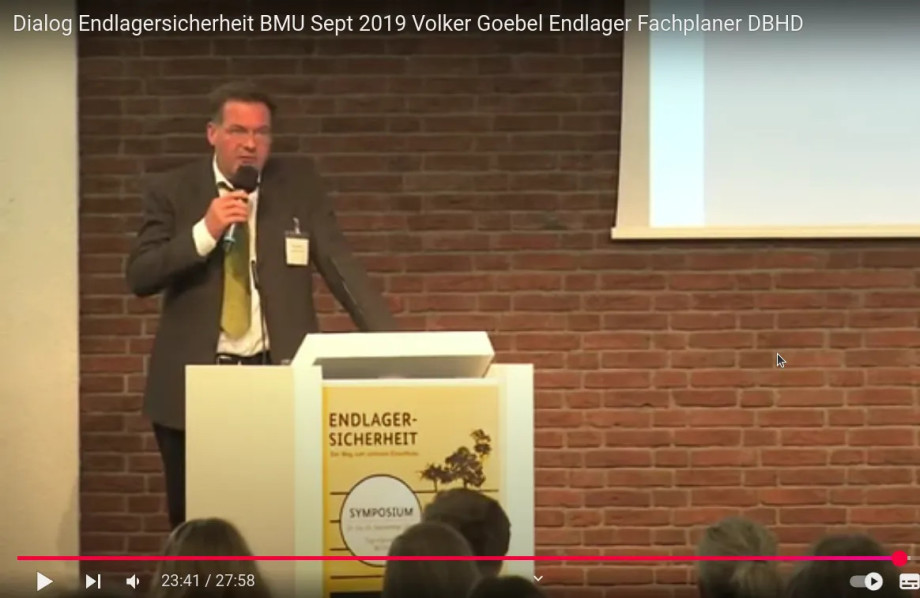 Volker Goebel Dipl.-Ing. Architektur und Industriemeister Metall - löste die Fragen der Endlagerung  bis hin zur abgabefertigen Planung - lieferte NaPro an EU