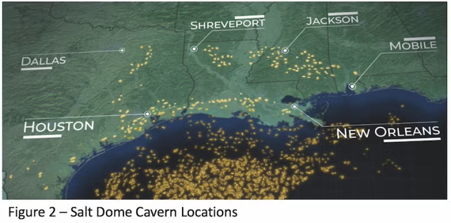 >>> Now look at this - salt dome cavernes in Texas an Louisiana - Many. DBHD GDF is usually deeper then storage cavernes - are all domes taken ?  Usually the deeper salt domes are not taken by storage cavernes > GDF Geological Disposal Facility > DBHD > D