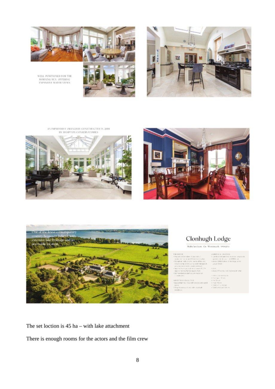 DBHD on Clonhugh Lodge - Film-Script - Drehbuch für Mehrteiler Film Clonhugh Lodge DBHD