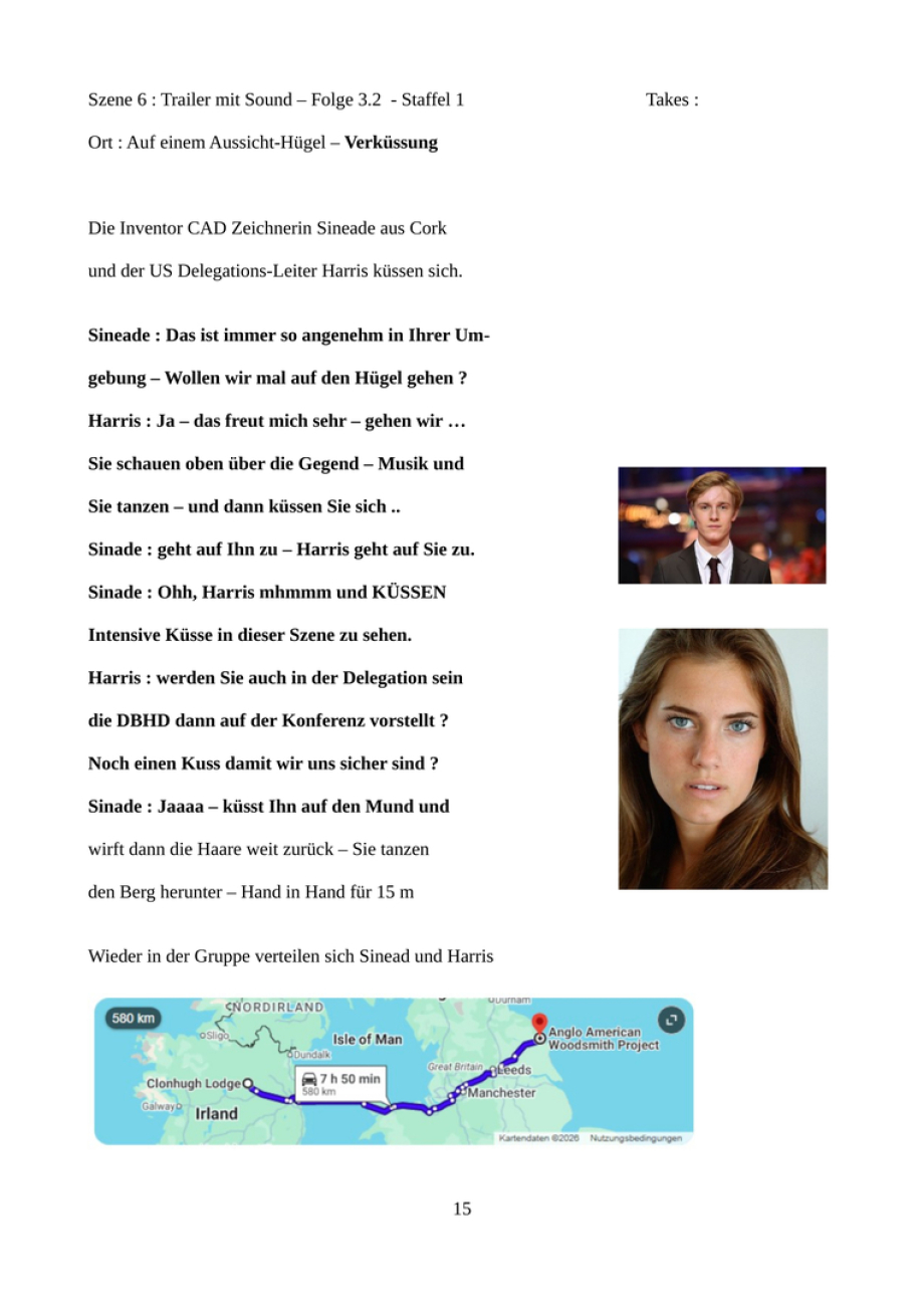 DBHD on Clonhugh Lodge - Film-Script - Drehbuch für Mehrteiler Film Clonhugh Lodge DBHD