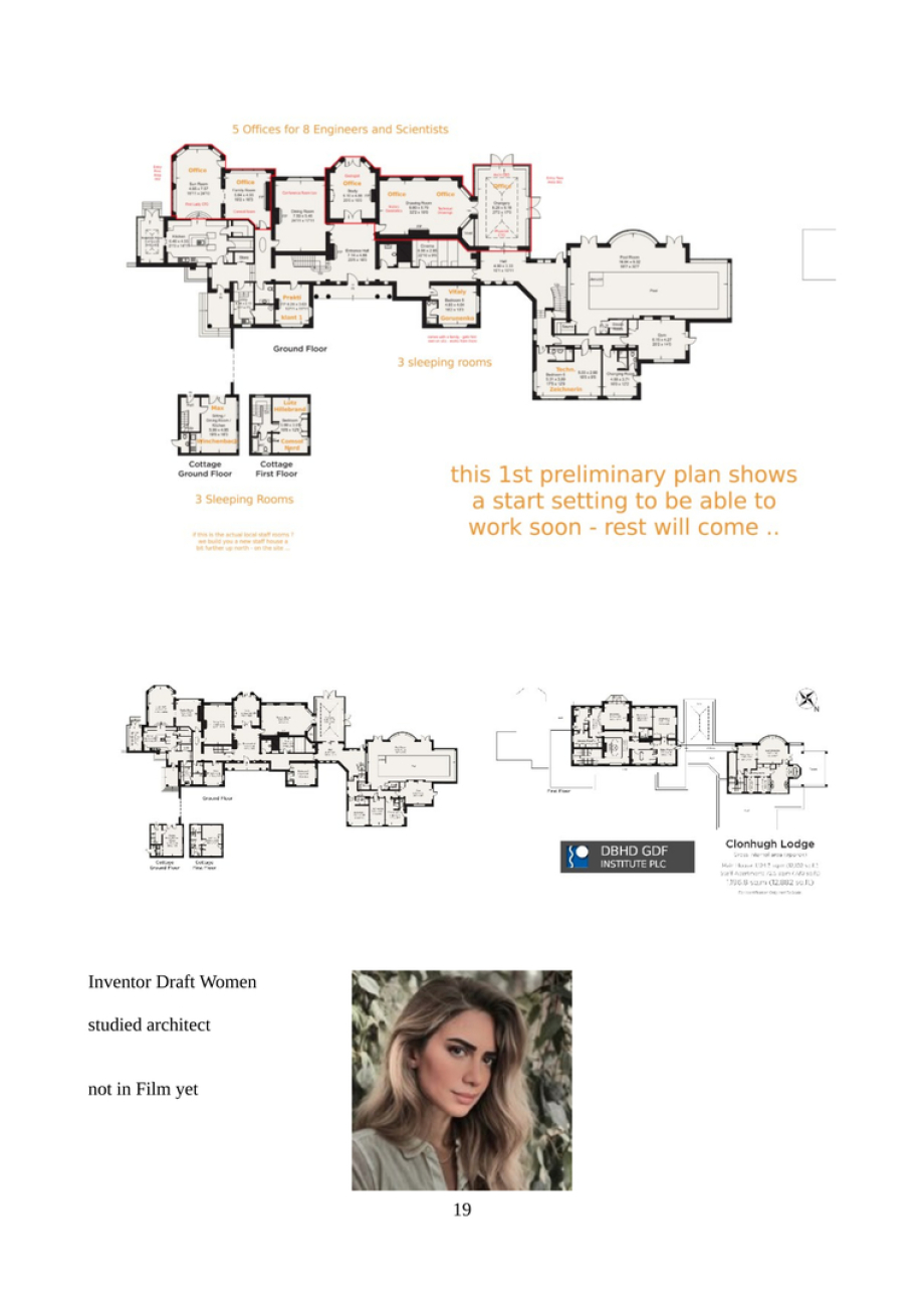 DBHD on Clonhugh Lodge - Film-Script - Drehbuch für Mehrteiler Film Clonhugh Lodge DBHD