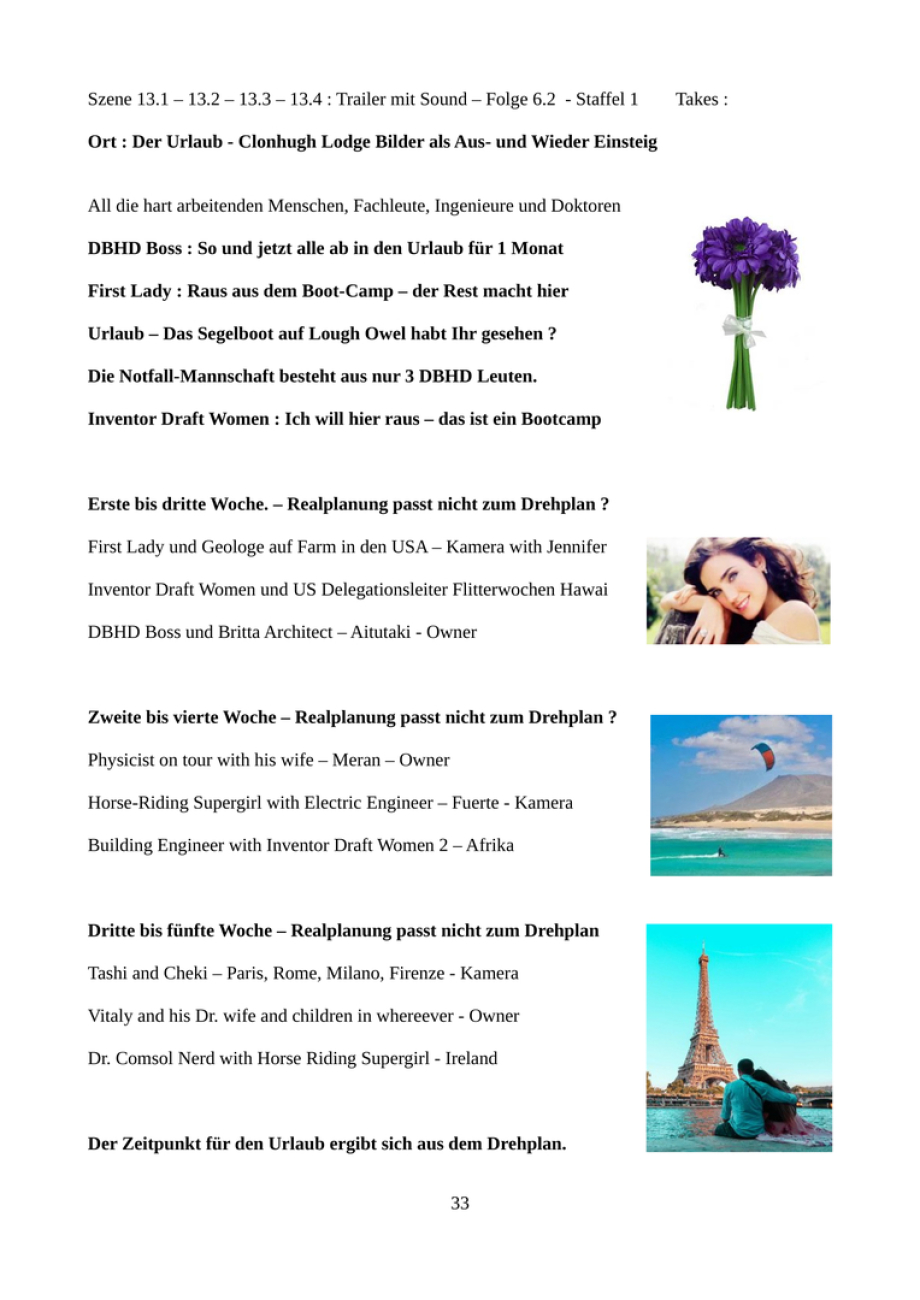 DBHD on Clonhugh Lodge - Film-Script - Drehbuch für Mehrteiler Film Clonhugh Lodge DBHD