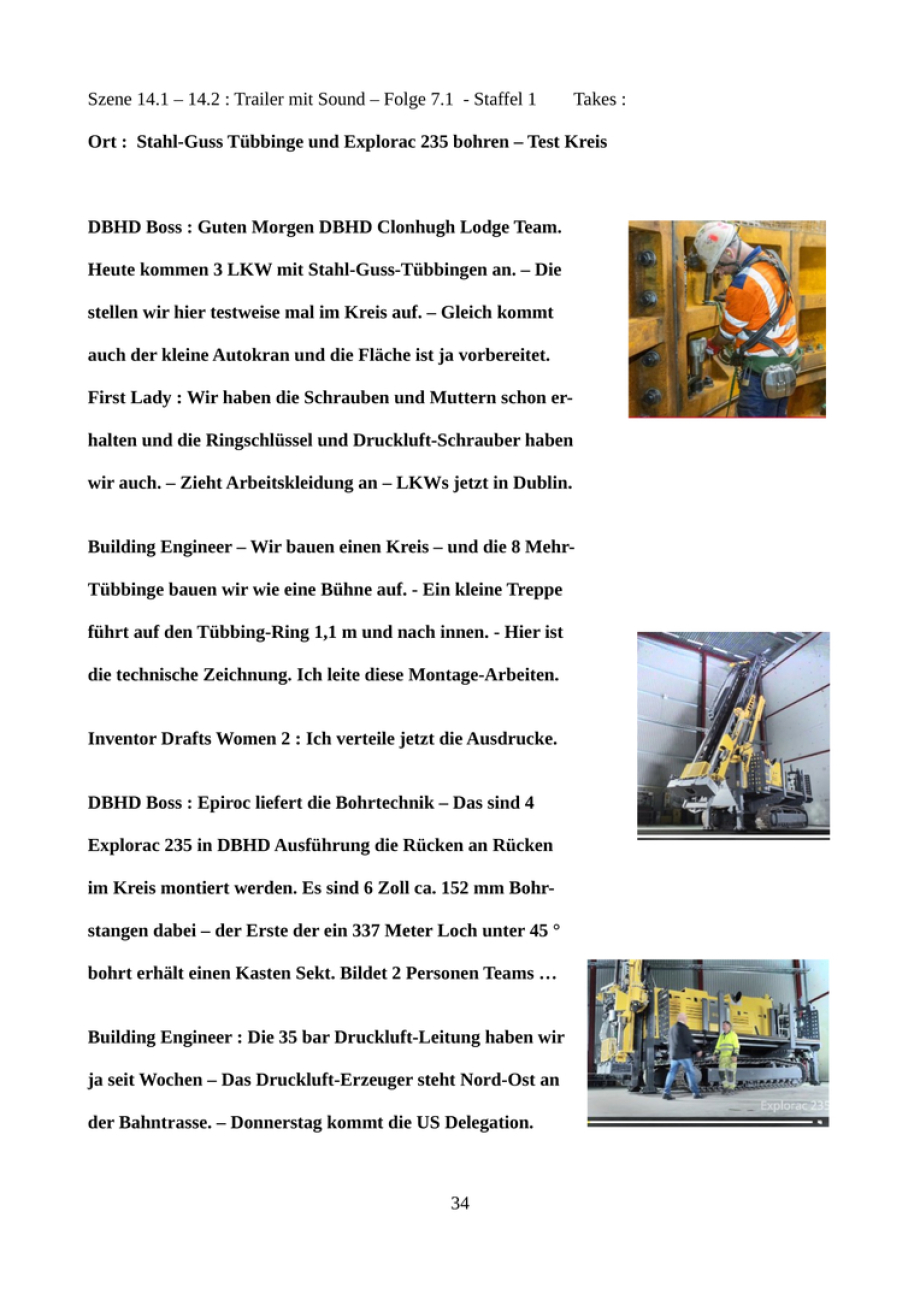 DBHD on Clonhugh Lodge - Film-Script - Drehbuch für Mehrteiler Film Clonhugh Lodge DBHD