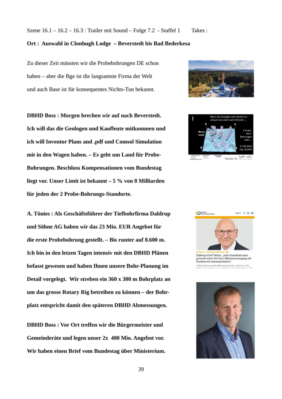 DBHD on Clonhugh Lodge - Film-Script - Drehbuch für Mehrteiler Film Clonhugh Lodge DBHD