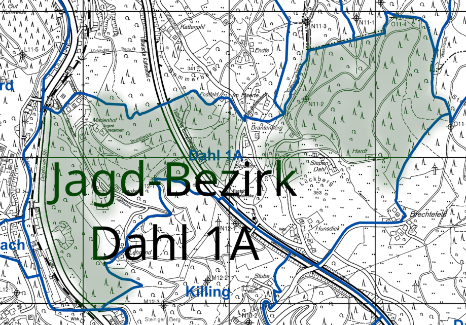 Jagd-Bezirk Hagen Dahl 1A neu zu verpachten