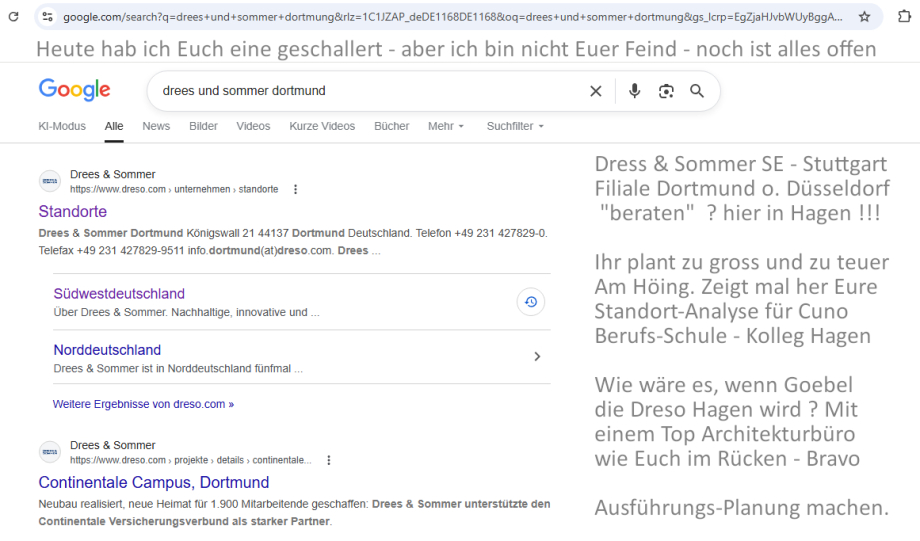 Dreees und Sommer Standort Hagen - Dortmund - Düsseldorf