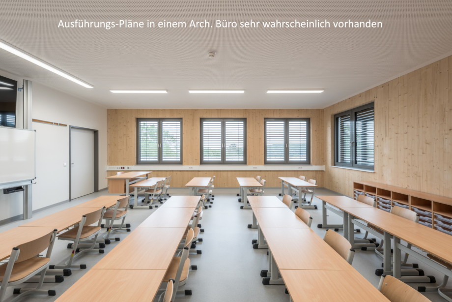 Klassenraum Cuno Berufsschule und Berufskolleg auf Varta-Insel - Ingenieurbüro Goebel