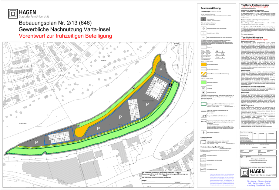 Ersatzneubau Cuno Berufsschulen im B-Plan 2025 der Stadtvergewaltigung Hagen