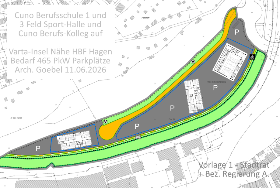 Ratsvorlage 2 - Cuno Ersatzneubau mit Sporthalle im B-Plan Stadt Hagen