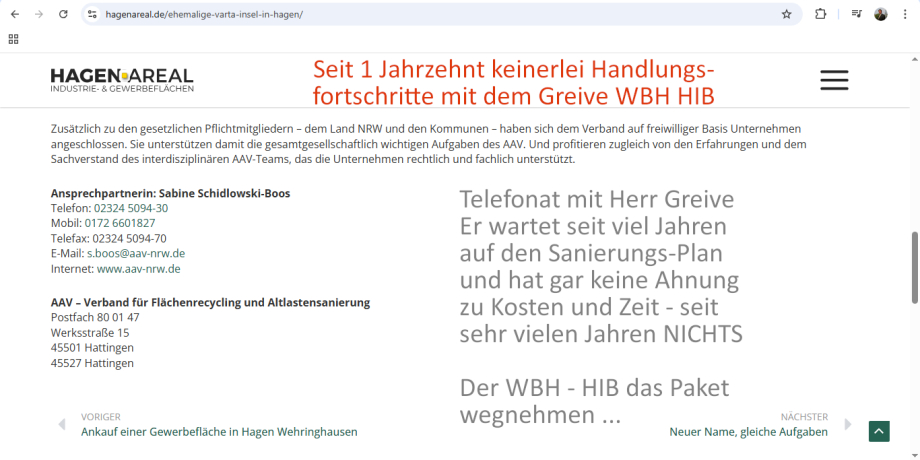 Der WBH HIB das Varta-Insel Paket komplett wegnehmen