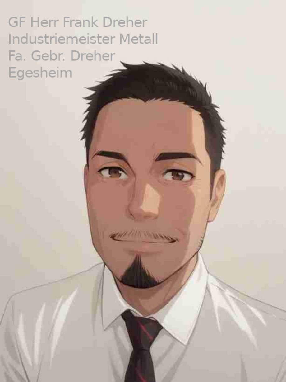 Herr Frank Dreher - Leitung Herstellung Endlager-Behälter ELB 03 DE - Industriemeister Metall - Fertigungs-Experte