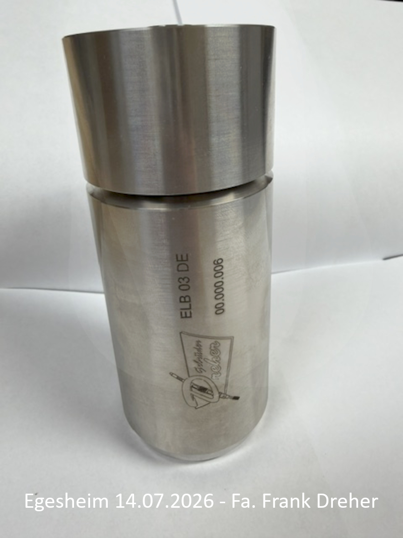 Foto ELB 03 DE - Endlager-Behälter - Prototyp