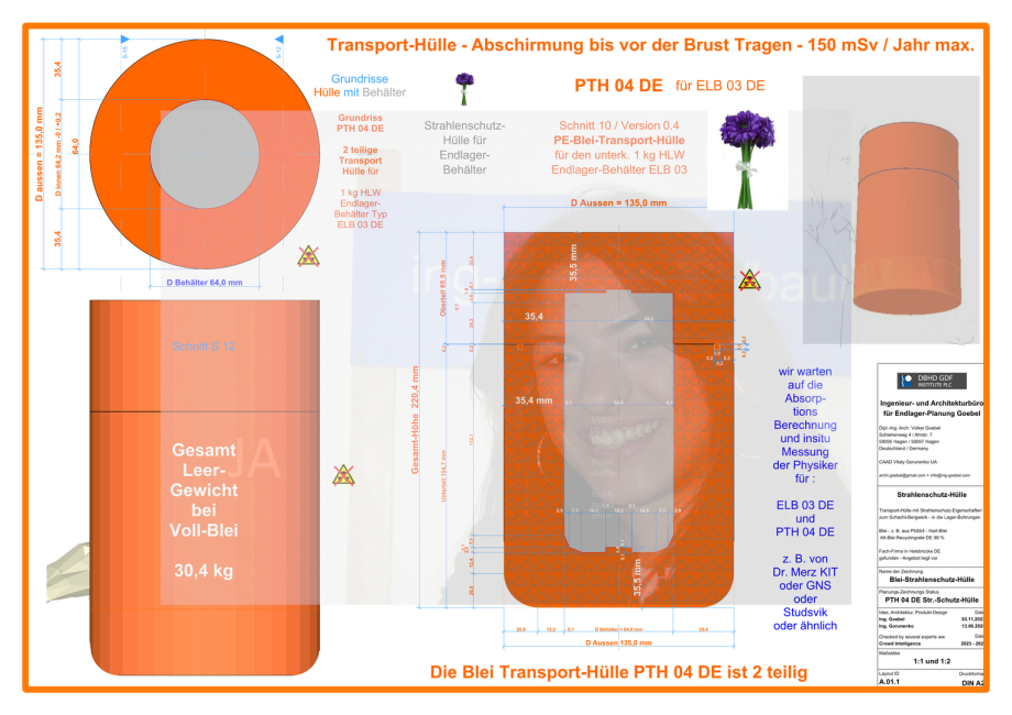 Invention – Lead radiation shielding for geological repository containers – geological disposal
