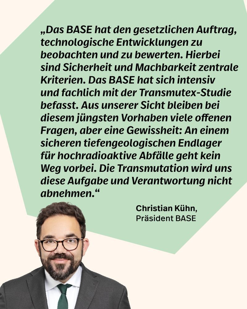 Beim BASE leitet ein gelernter Krankenpfleger die immer noch kranke Endlager-Branche  - Beim BMUNK wurde ein Sozialpädagoge mit der Leitung beauftragt