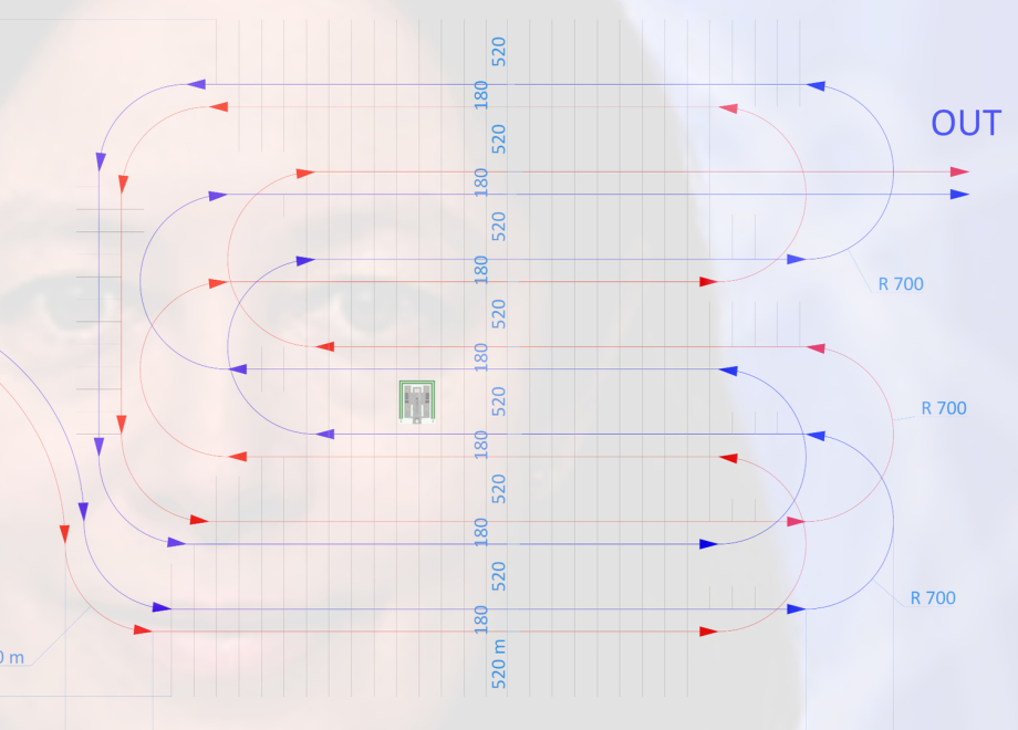 CIGEO 2.0 TBM Bohr-Plan in 2D