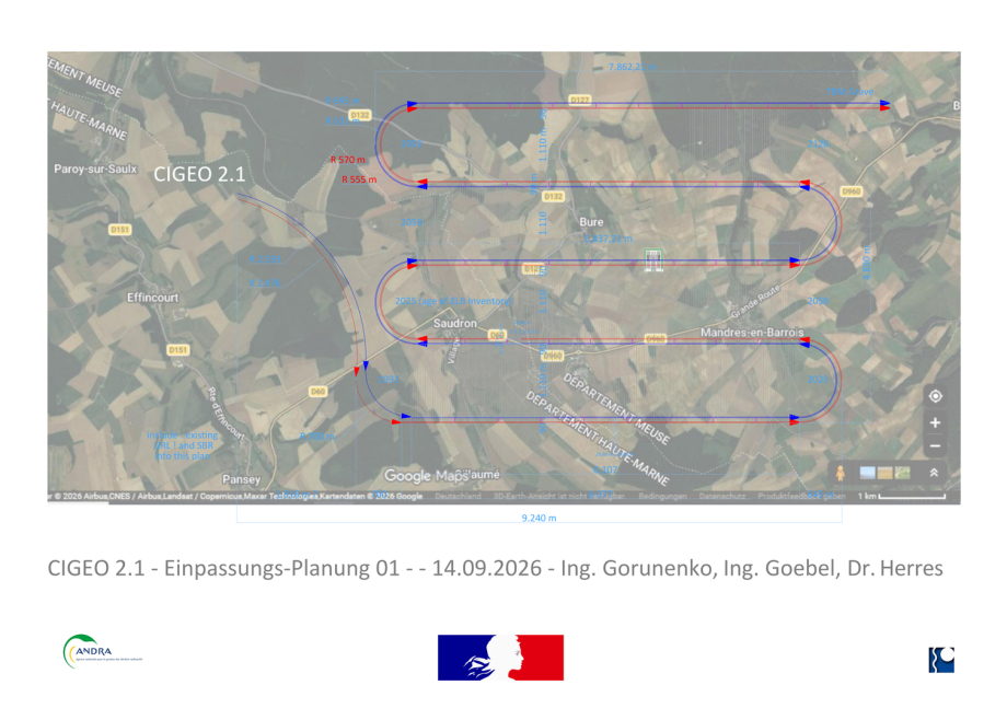 plan location Cigeo Bure