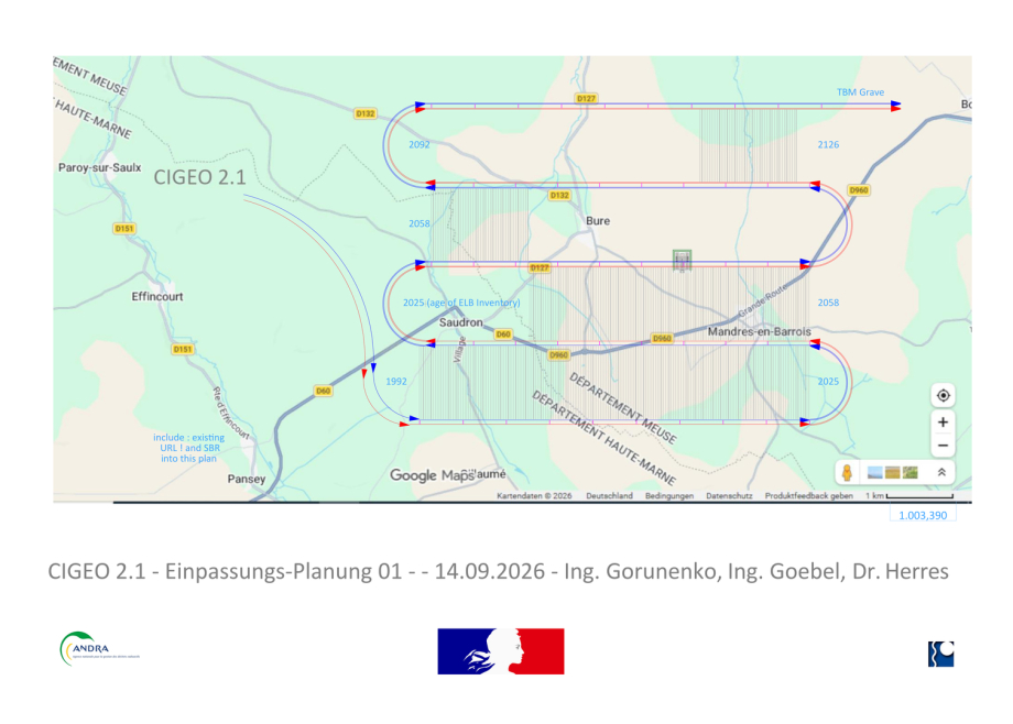 Bure GDF Cigeo France - Site Plan - Building application plan