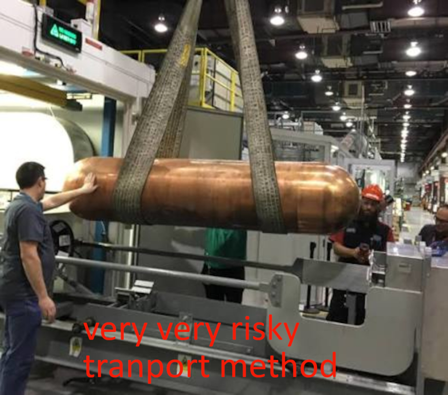 NWMO bomb transport method
