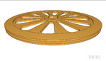 >>> 2x Umlenk-Rad im DBHD Förderturm für 160 Tonnen Lasten Stahl-Fein-Guss - Übergänge ausgerundet >>> 2x deflection wheel in the headframe for 160 tons of loads - steel-fine-cast - transitions rounded - #DBHD #Wheels #Biosphere #CAD
