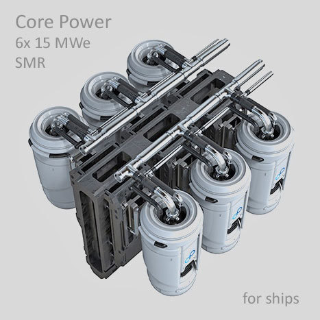 CorePower Nuclear SMR units for freight ships