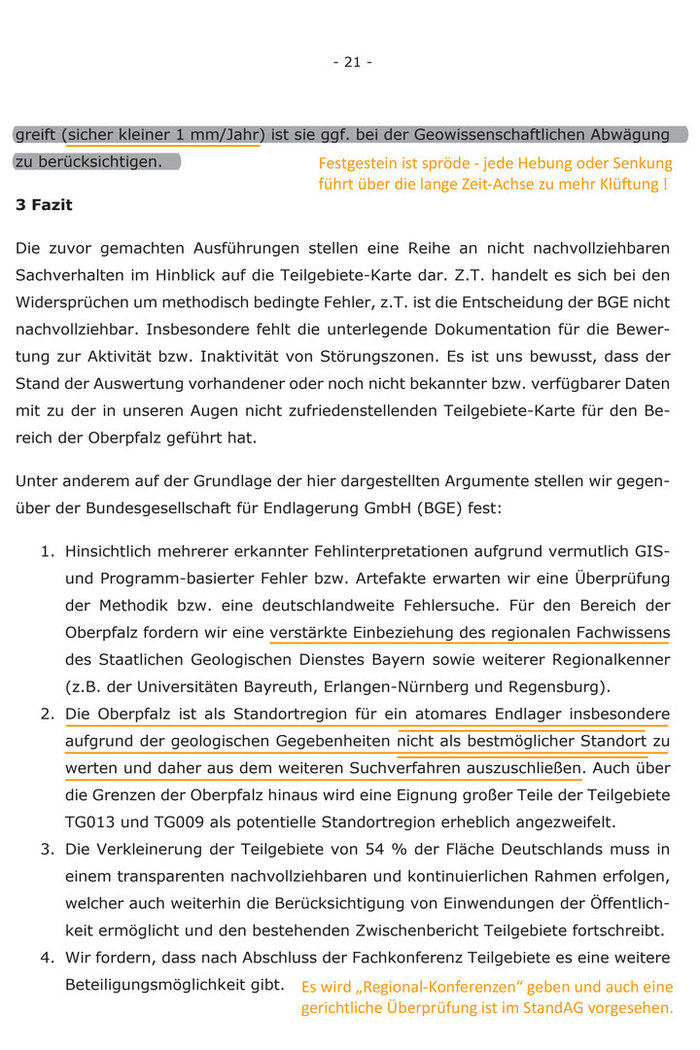 Stellungnahme-der-Oberpfälzer-Bürgermeister und Ländräte an-die-BGE-GmbH---Kristallin-ist-klüftig